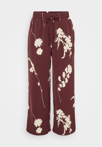 ONLVILDA LIFE PULL UP - Pantaloni - bordeaux