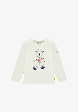 POLAR FRIENDS MIT TOLLER GRAFIK - Langarmshirt - cloud dancer