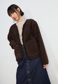 Obey Clothing DOTTIE LINER JACKET - Fleecejakke - java brown