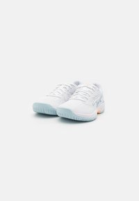 ASICS GEL-COURT HUNTER 3 - Sapatilhas de andebol - white/grey blue