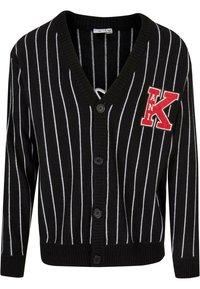 RETRO PATCH KNITTED  - Cardigan - black
