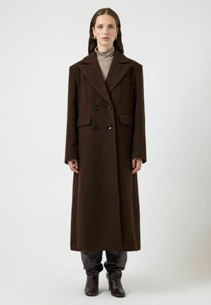 YASROYLA LONG  - Mantel - chocolate brown