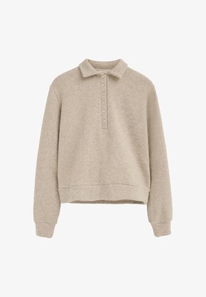 Polo Club, POLOSHIRT WOMAN ARI POLO LONG SLEEVE REGULAR FIT - Maglietta a manica lunga - beige