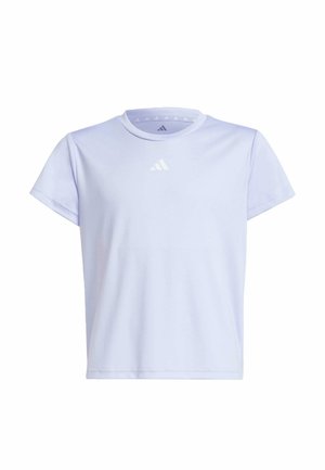 TRAIN ESSENTIALS REGULAR FIT LOGO TEE  - Camiseta básica - violet tone   white