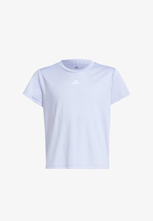TRAIN ESSENTIALS REGULAR FIT LOGO TEE - Camiseta básica - violet tone white