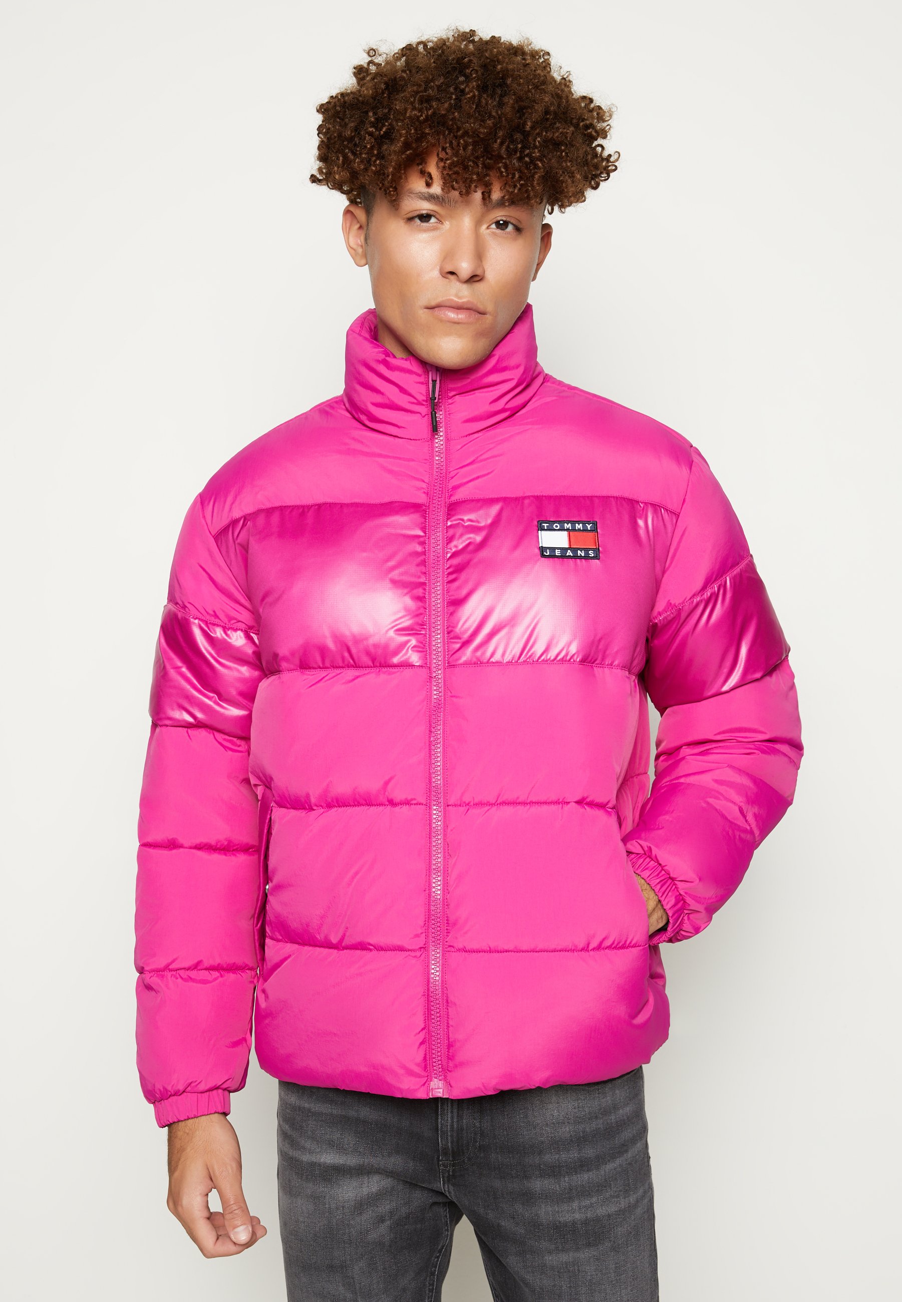 plum puffer jacket