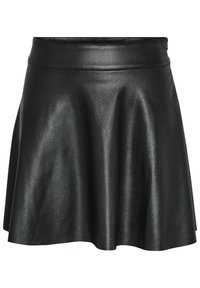 NOISY MAY Minigonna Nera In Raso – Modello NMandy, Vita Elastica, Tessuto Morbido, Stile Streetwear