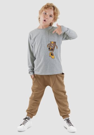 Denokids, BEKLEIDUNG POCKET TIGER XT SET - Træningsbukser - grey-brown cff-s