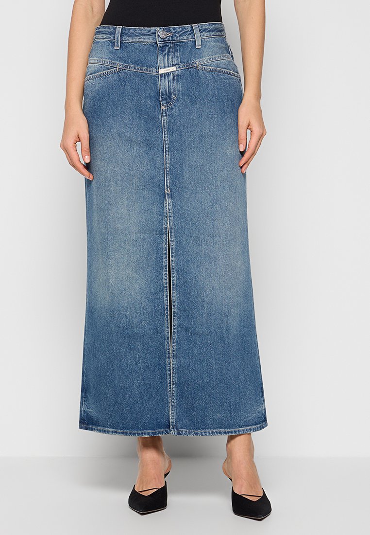 closed Jeansrok donkerblauw