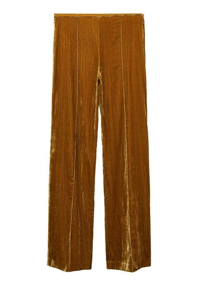 Mango Broek okergeel Mango Broek okergeel