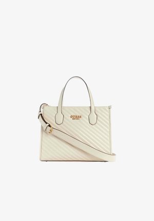 Guess, CABAS / SHOPPING GUESS SILVANA 2 COMP TOTE BONE QV866522 - Sac à main - bone (bon)