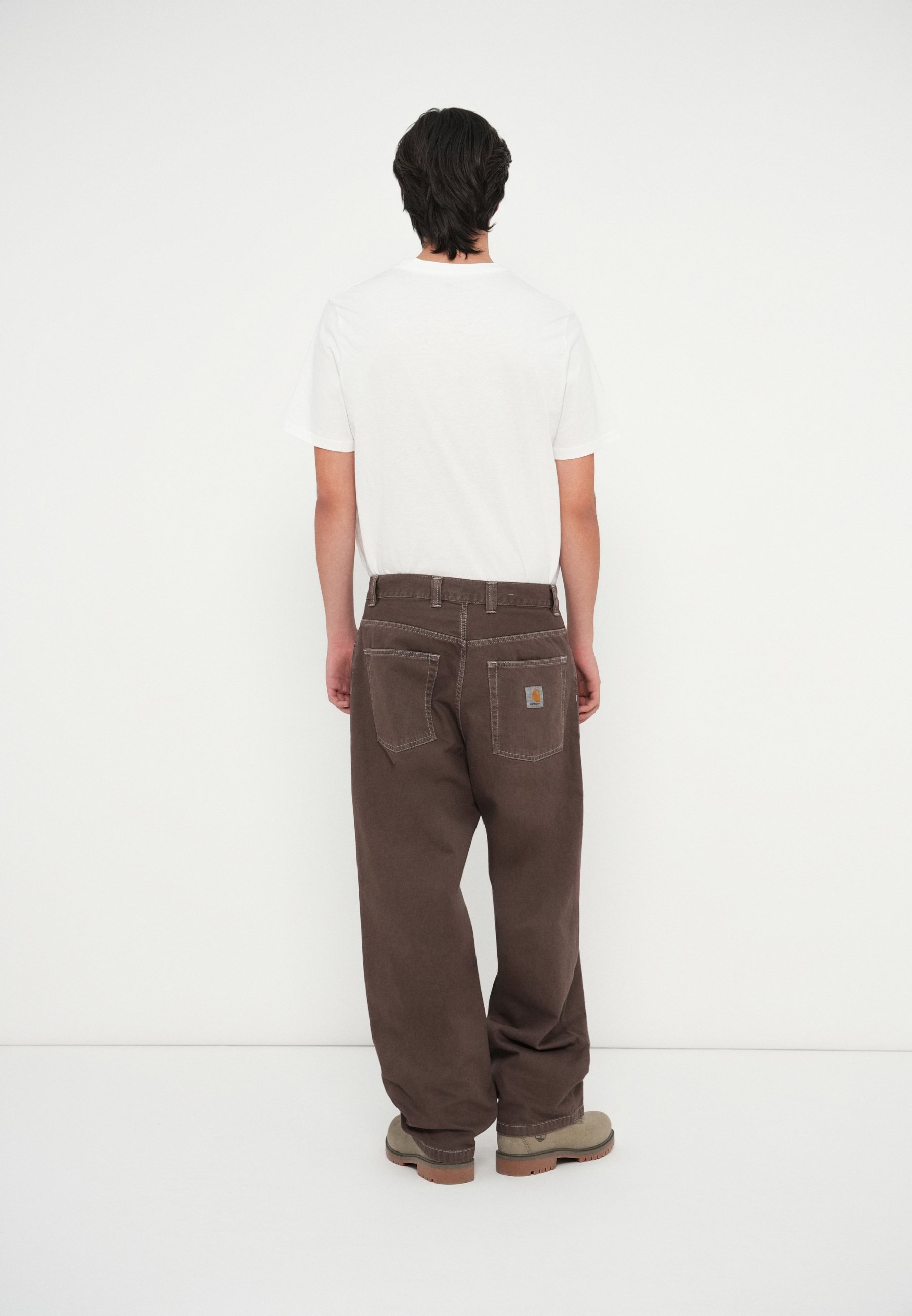 Carhartt WIP BRANDON - Broek - palisander stone dyed/bruin