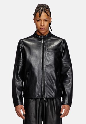Leather jacket - black