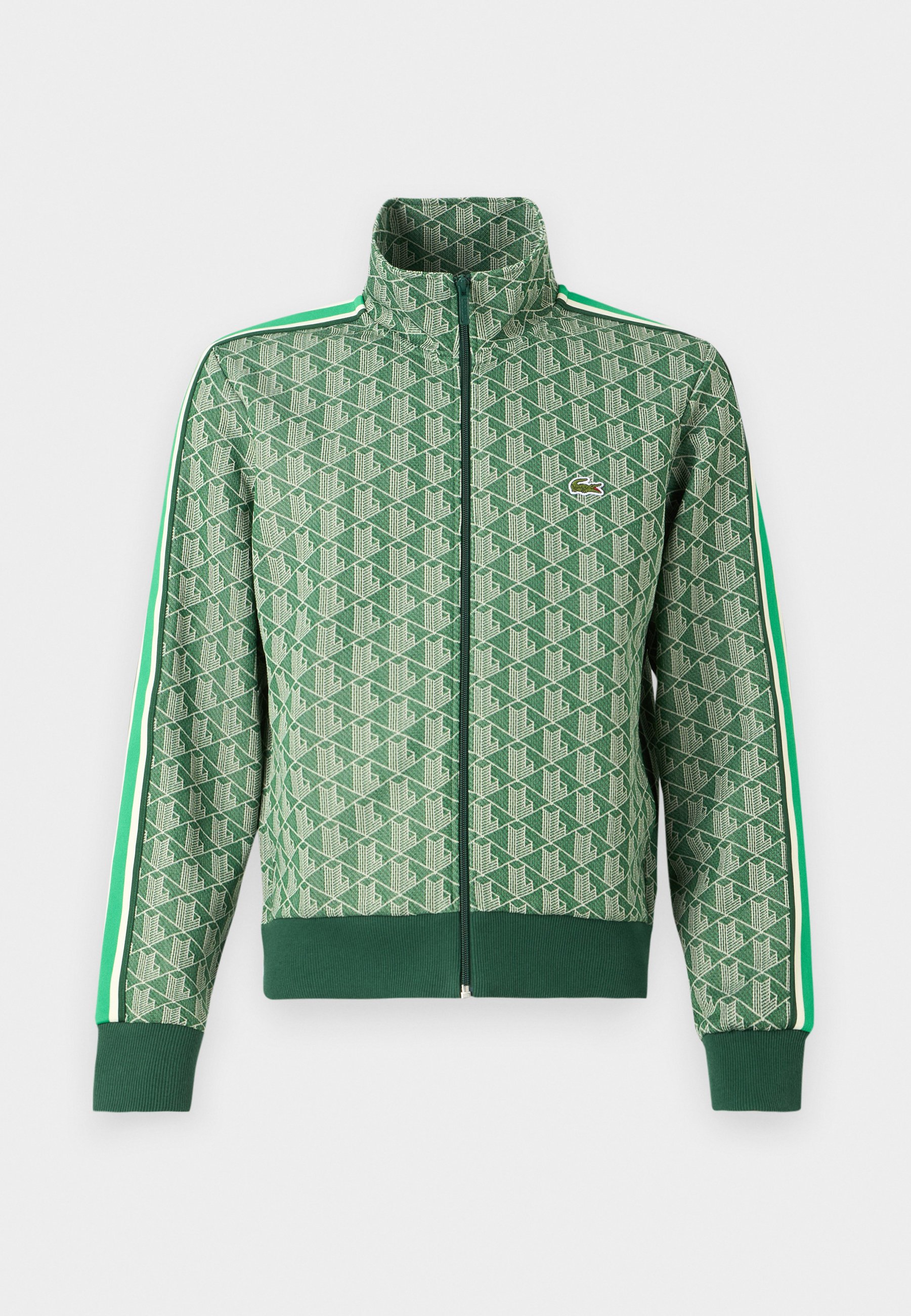 Lacoste 幾何学模様 ジップアップジャケット　未使用 Lacoste Men's Zip-Front Geo Pattern Jacket - Jackets