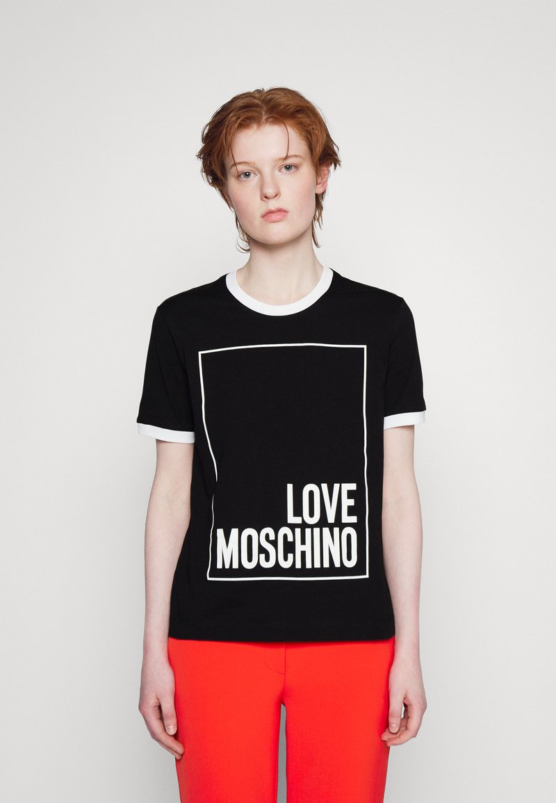 Love Moschino Print Tshirt black Zalando.ie