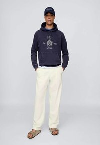 GAP GAP X DOEN PLEAT JEAN - Ohlapne kavbojke - herringbone
