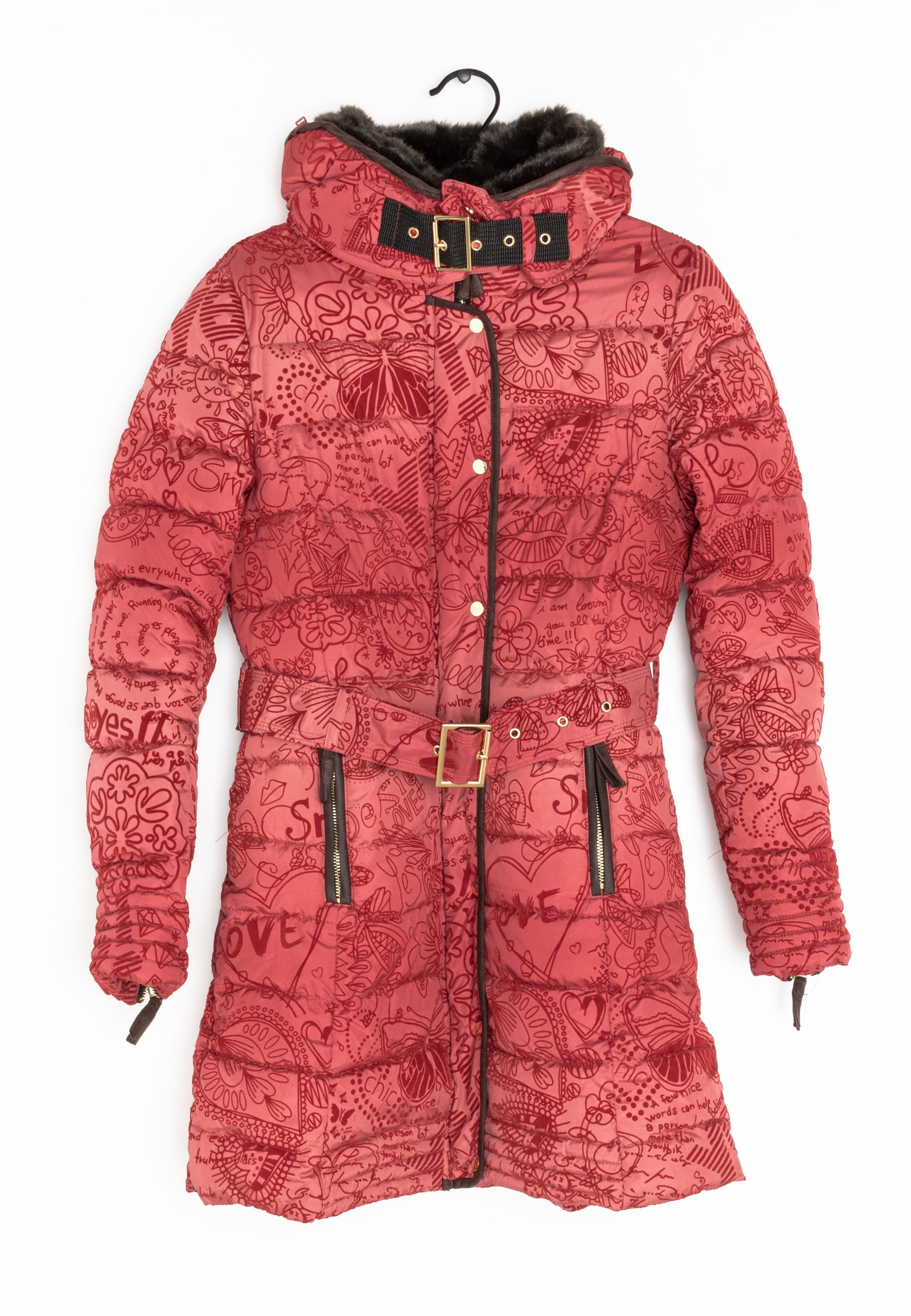 Desigual Chaqueta de invierno red/rojo (Segunda mano)