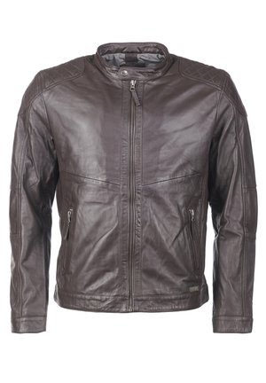 Lederjacke - dark brown