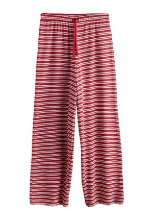 Next, Broek - red ecru stripe