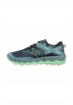 WAVE MUJIN 10 - Scarpe da trail running - violet indigo neo mint citadel
