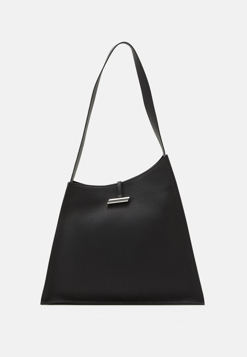 Liffner SLANTED HOBO BAG - Tote bag - black