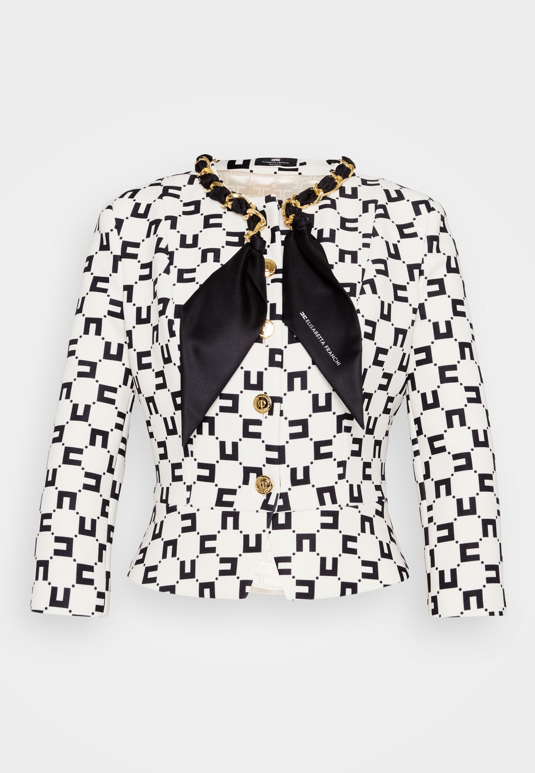 Elisabetta Franchi WOMENS - Blazer - burro/nero/beige
