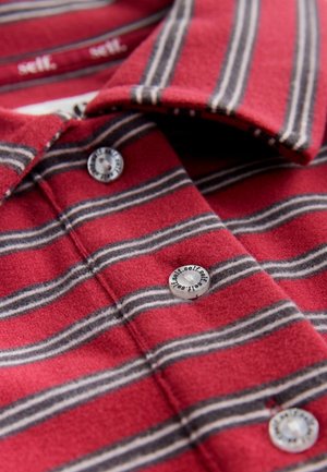 Self. REGULAR FIT - STRIPED RUGY. - Long sleeved top - red