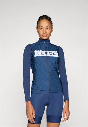 Le Col WOMENS SPORT LOGO GILET - Sykkeltrøyer - navy/white