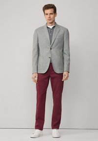 Façonnable BIRDSEYE WEAVE - Americana - light grey marl