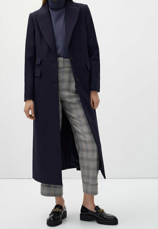 Massimo Dutti Manteau classique - dark blue