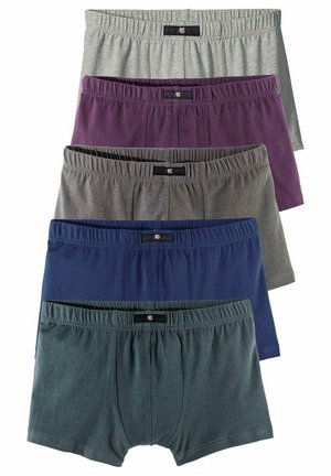 H.I.S 5 PACK - Panties - petrol/grau/meliert/blau/aubergine/grau