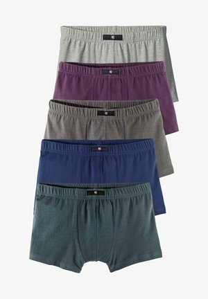 H.I.S 5 PACK - Pants - petrol/grau/meliert/blau/aubergine/grau