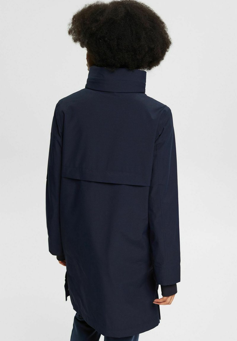 Damen Parkas | Esprit Collection Regenjacke / wasserabweisende Jacke navy/dunkelblau meliert - OH51983 Damen Parkas | Esprit Collection Regenjacke / wasserabweisende Jacke navy/dunkelblau meliert - OH51983