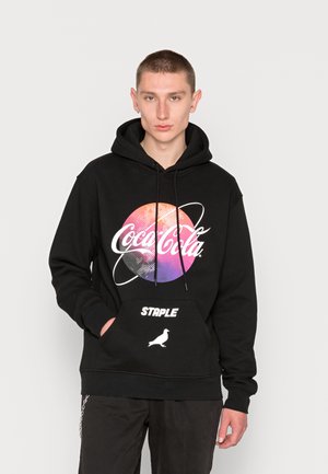 STAPLE X COCA COLA STARLIGHT HOODIE UNISEX - Mikina - black