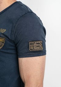 Petrol Industries LOGO - T-shirt con stampa - midnight navy