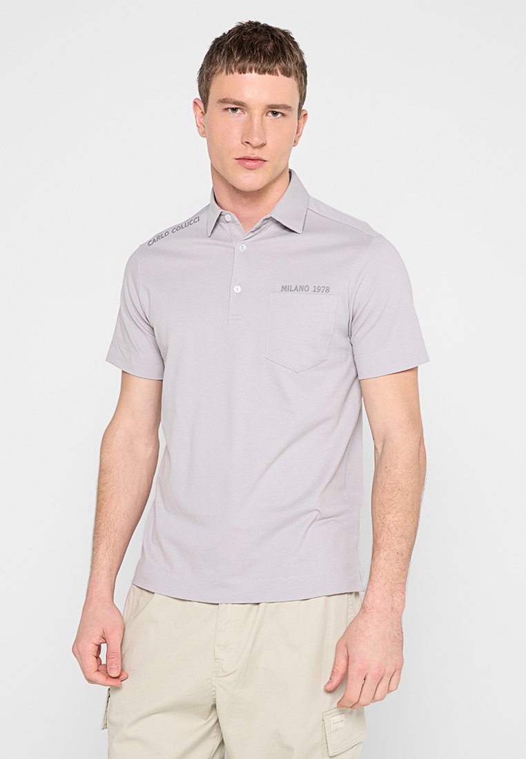 carlo colucci Poloshirt lichtgrijs