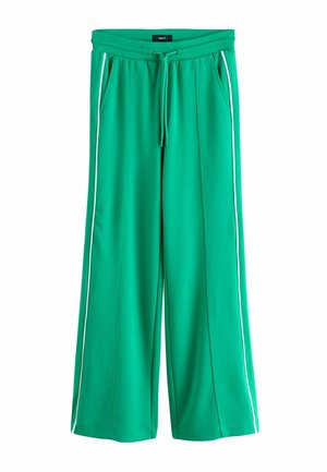 WIDE LEG JOGGERS WITH SIDE STRIPE - Tepláky - bright green