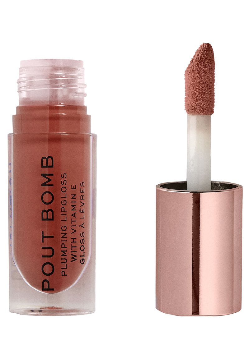 Makeup Revolution - REVOLUTION POUT BOMB PLUMPING GLOSS - Huulikiilto - cookie, Suurenna