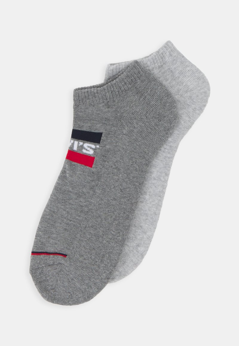 Levi's® LOW CUT LOGO UNISEX 2 PACK - Meias - grey combo