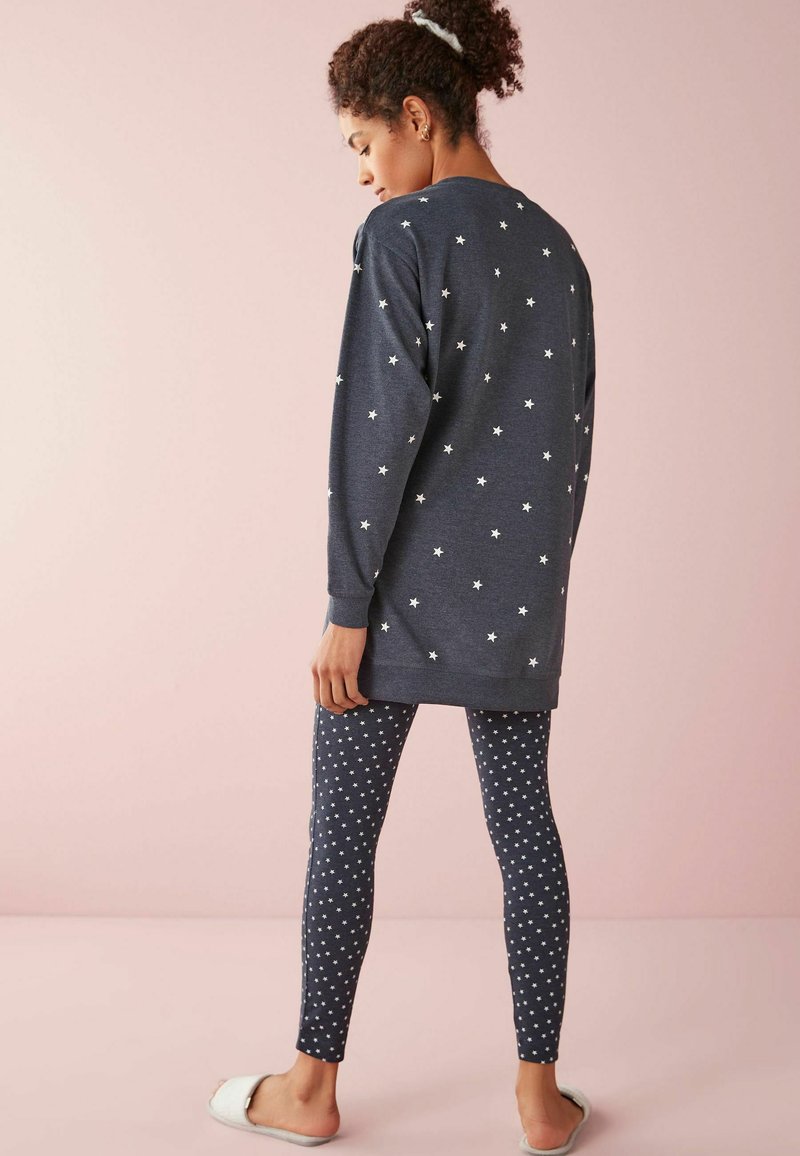 Next NEXT COTTON TUNIC AND LEGGING PYJAMAS SET Pyjama navy blue