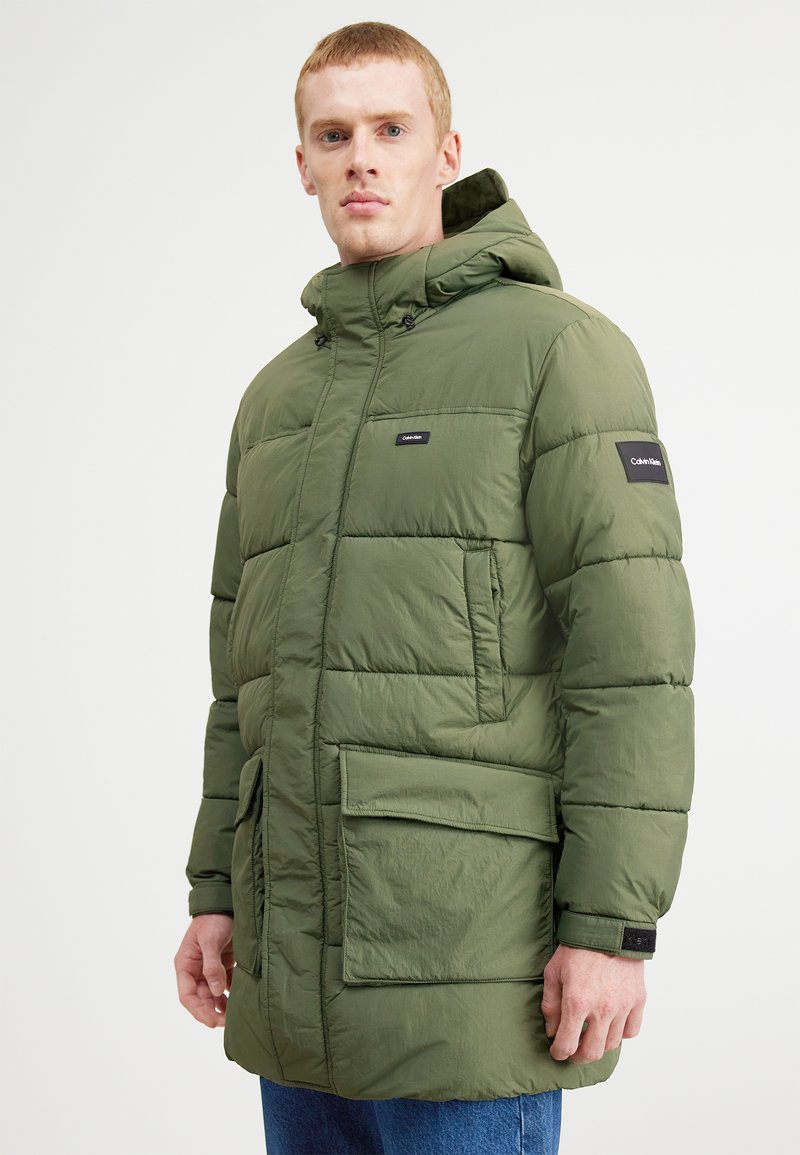 Calvin Klein PUFFER Wintermantel thyme/grün Zalando.de