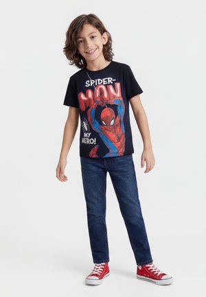 NMMMARVIN SPIDER  - Μπλουζάκι με στάμπα - navy blazer