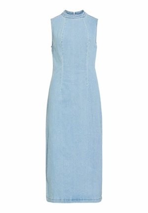 VILA, Denim VIWIONA Midi - Vestido vaquero - light blue denim