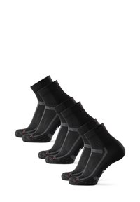 DISTANCE RUNNING 3 PACK - Chaussettes de sport - black/grey