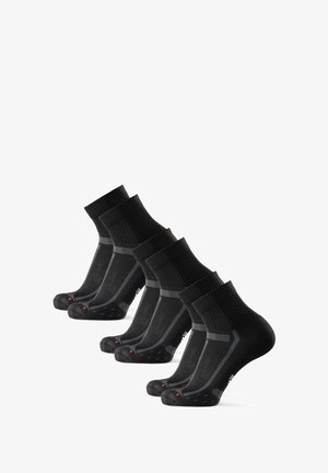 DISTANCE RUNNING 3 PACK - Träningssockor - black/grey