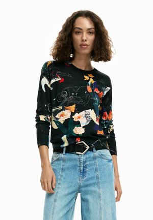 LIGHTWEIGHT WITH PLANTS - Džemperis - green