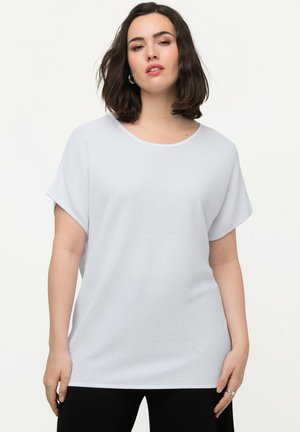 Ulla Popken SHORT SLEEVE - T-Shirt basic - snow white