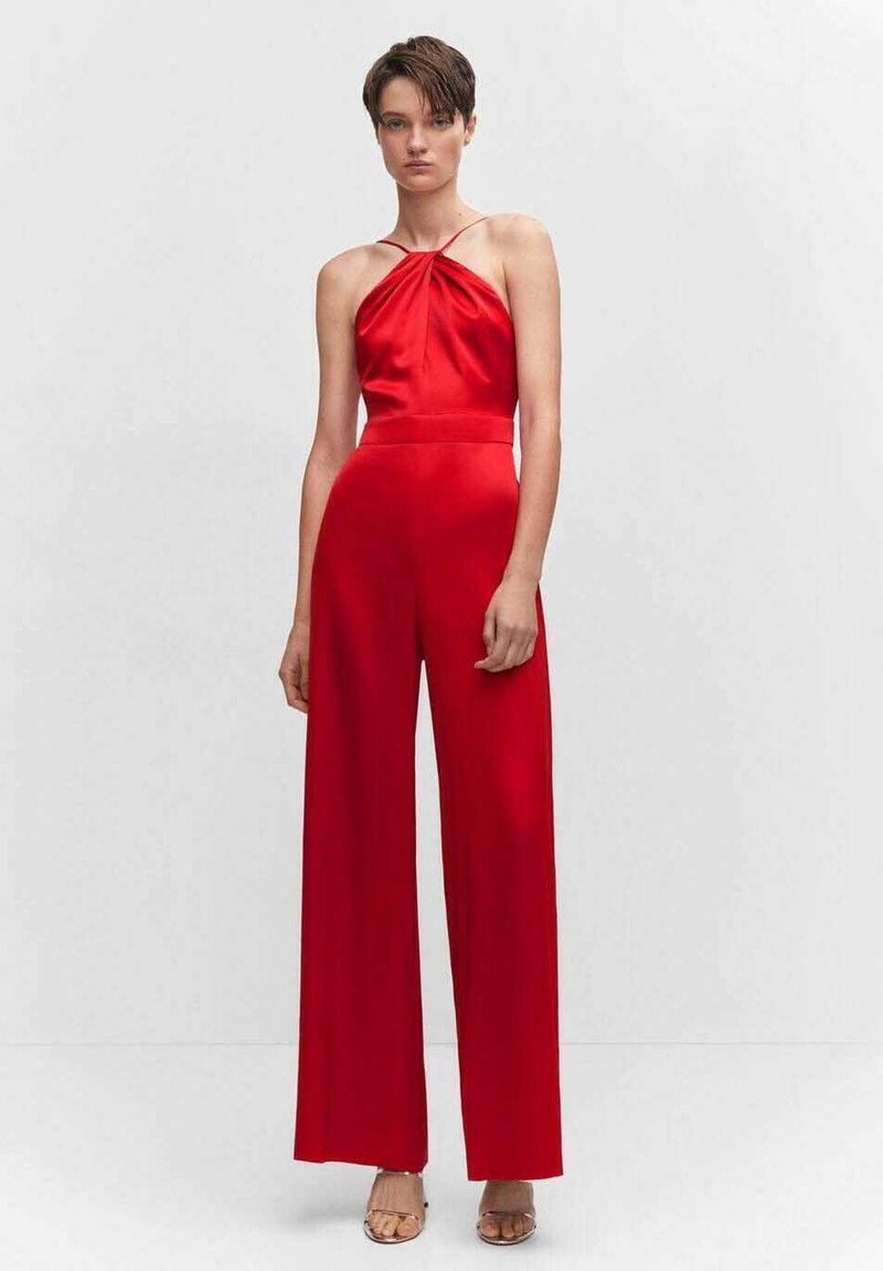 Mango Jumpsuit red Zalando.co.uk