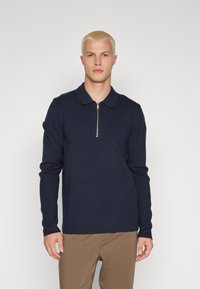 Samsøe Samsøe - GUNA HALF ZIP - Strikkegenser - salute Miniatyrbilde 1