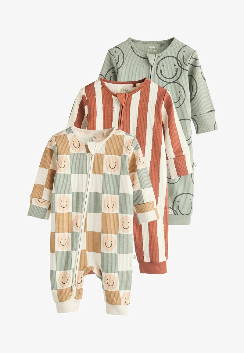 Next FOOTLESS ZIPPED 3 PACK REGULAR FIT - Pyjama - neutral checkerboard